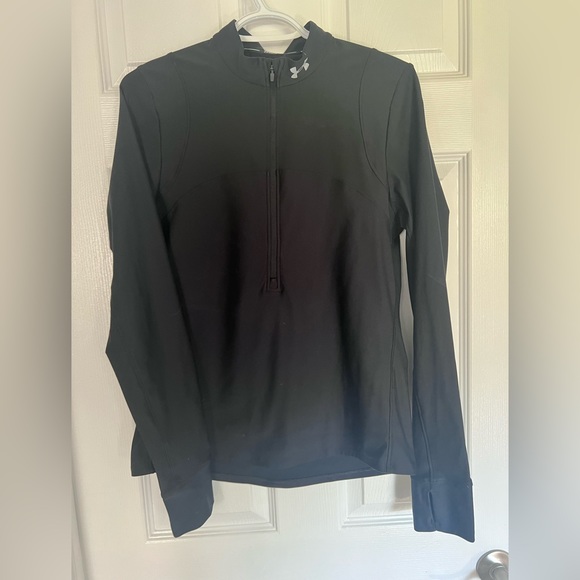 Women's UA Qualifier Run 2.0 ½ Zip Under Black Armour size Medium - Picture 5 of 10